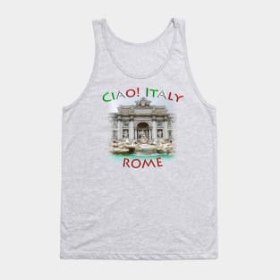 Ciao Italy ROME Trevi Fountain Tank Top